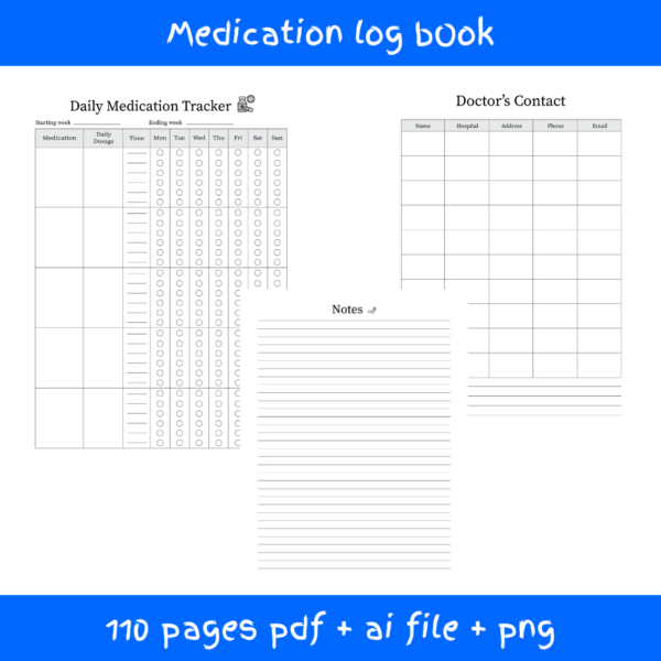 medication log book