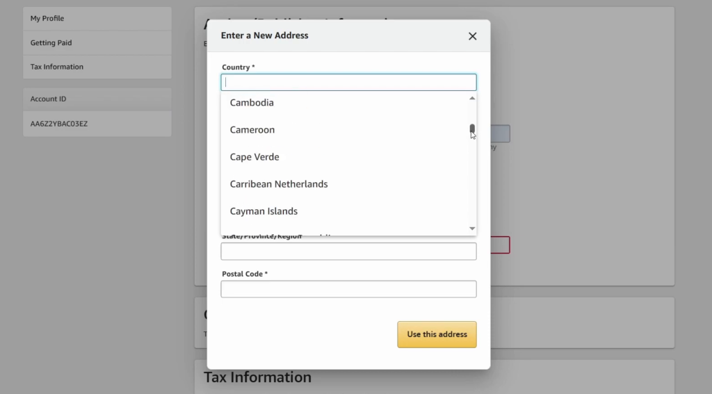 Address and contact details