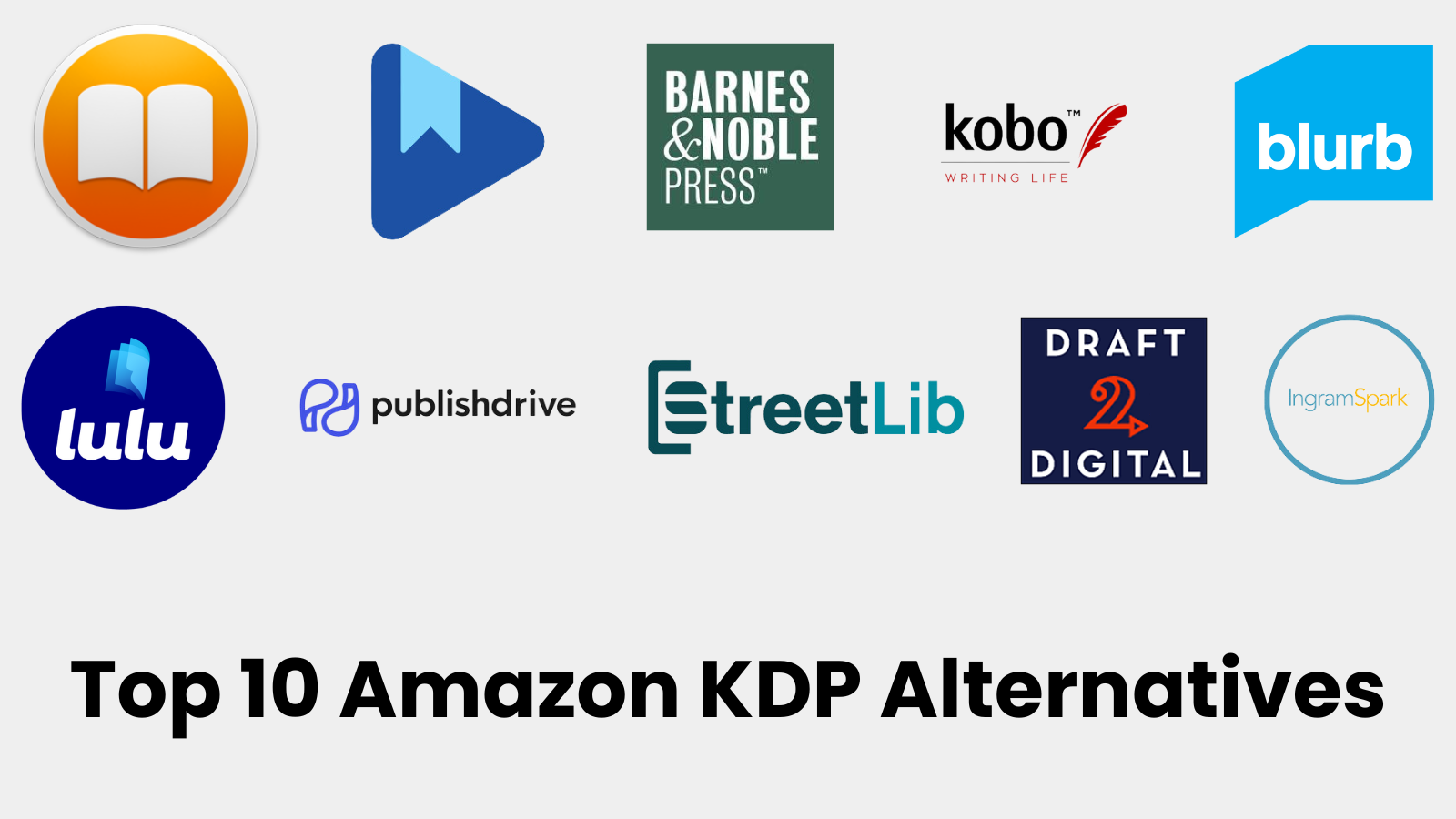 Amazon KDP Alternatives: The Top 10 in Self-Publishing