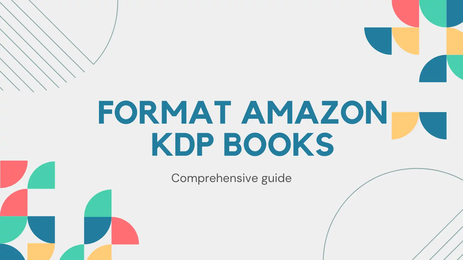 How To Format Amazon KDP Books